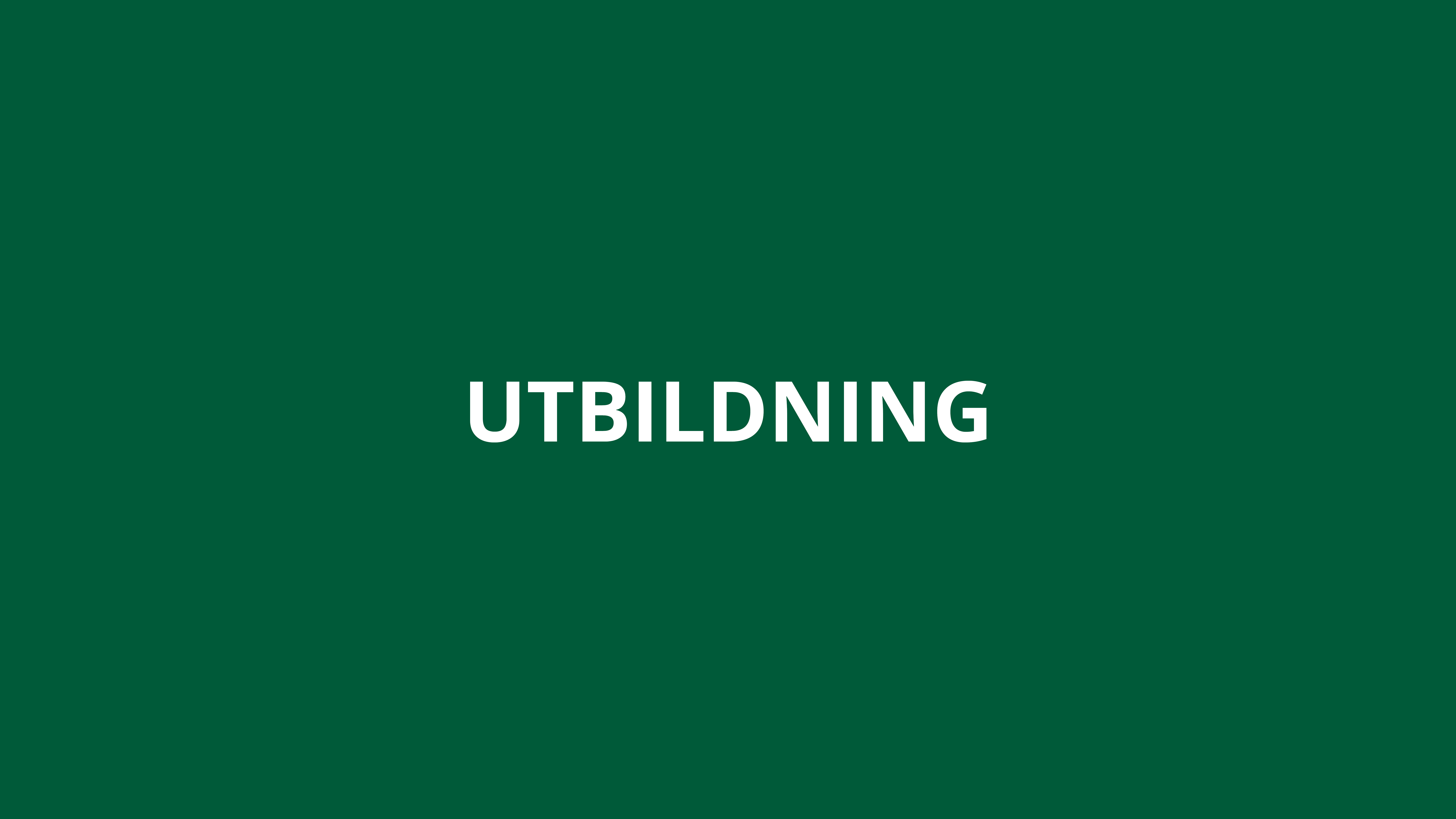 Utbildning