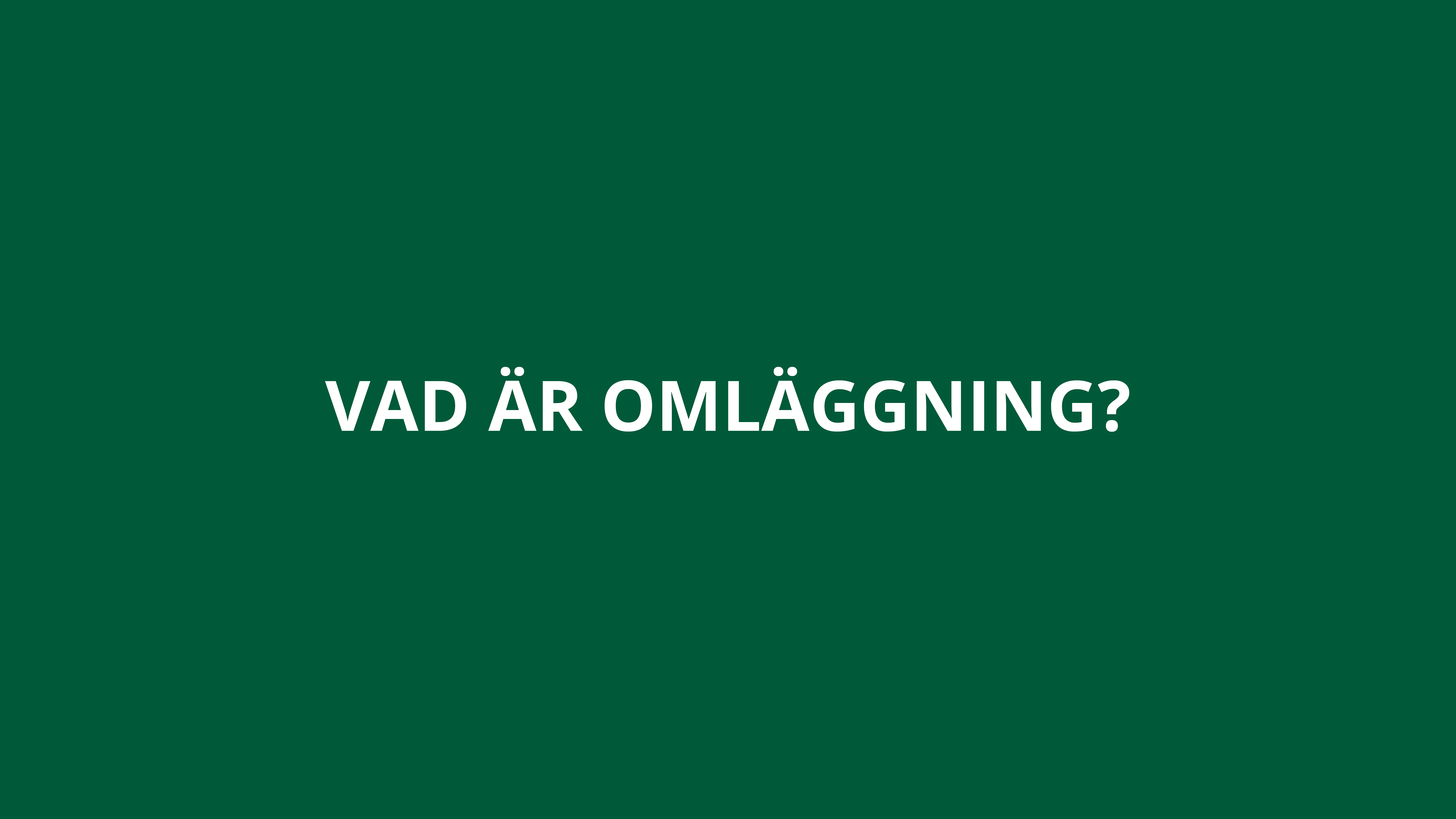 Omläggning till VIOL 3
