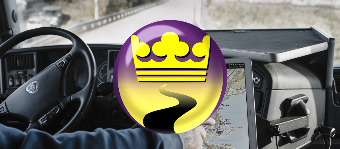 Krönt vägval karta