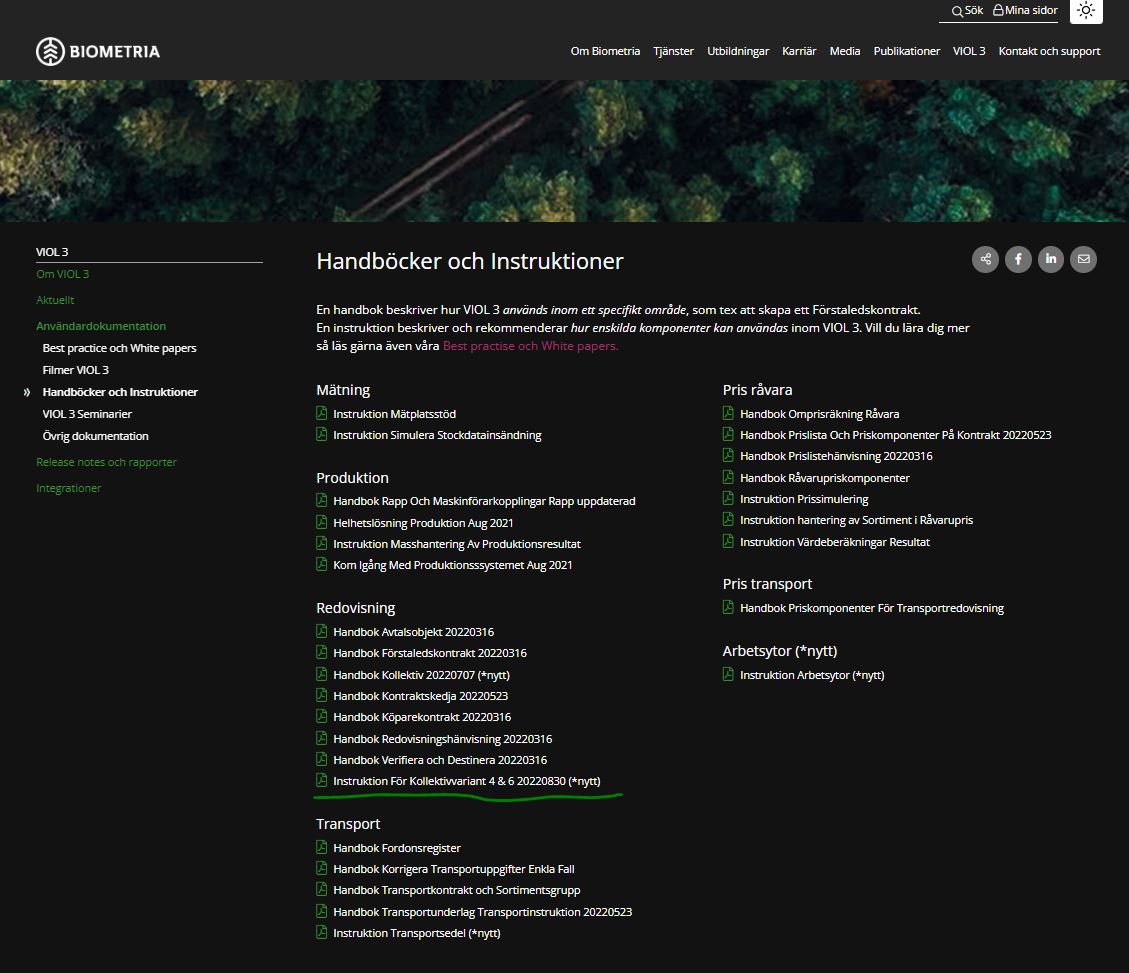 Ny instruktion för kollektivvariant 4 & 6 publicerad