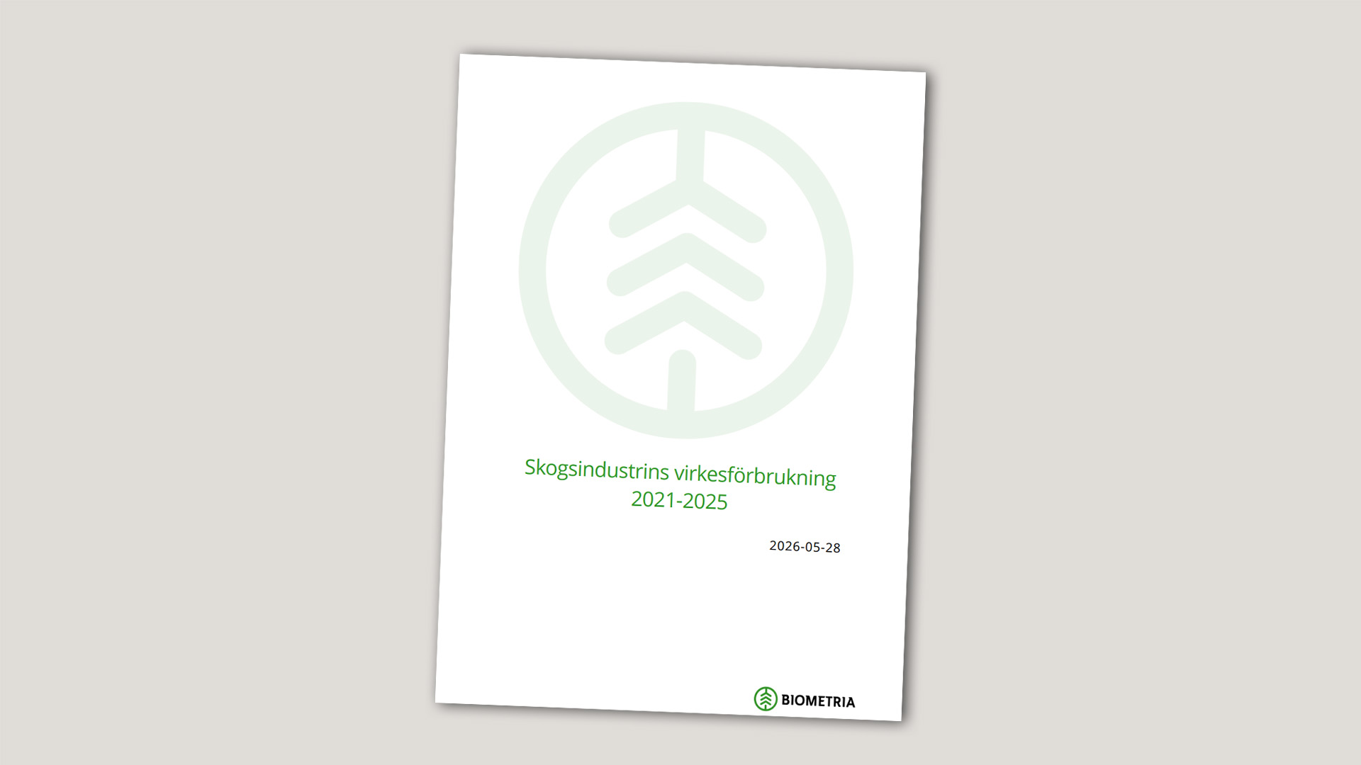 Skogsindustrins virkesförbrukningsstatistik 2021-2025 nu tillgänglig