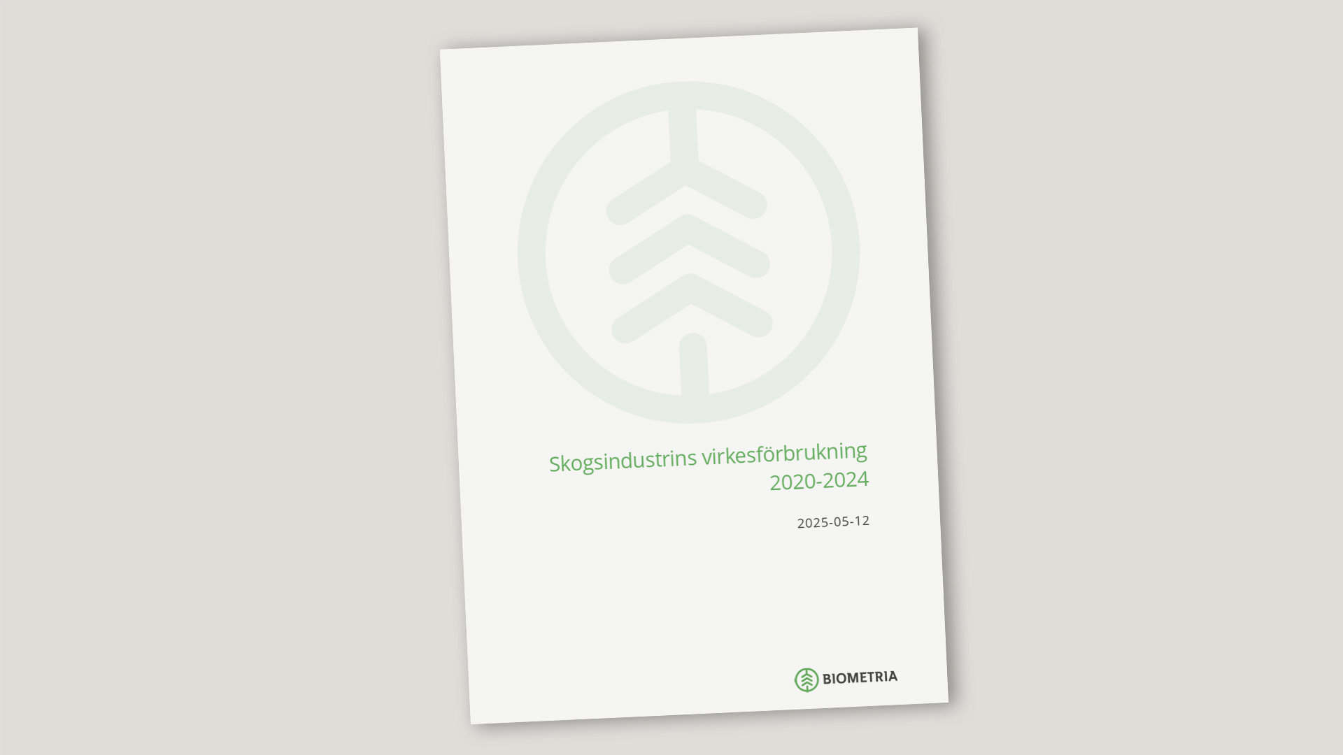 Skogsindustrins virkesförbrukningsstatistik 2020-2024 nu tillgänglig