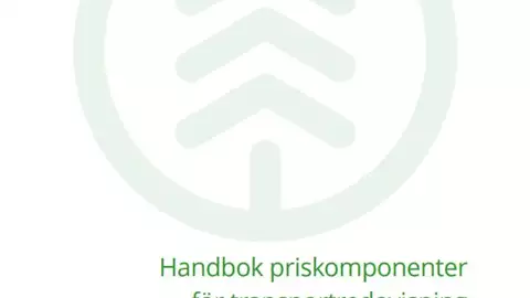 Uppdaterad Handbok Priskomponenter för Transportredovisning 4.0